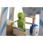 Racheta spatiala din lemn - statie spatiala Super Rocket Space Ship